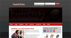 Desktop Screenshot of fasteclicks.com
