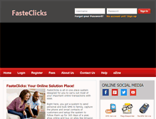 Tablet Screenshot of fasteclicks.com